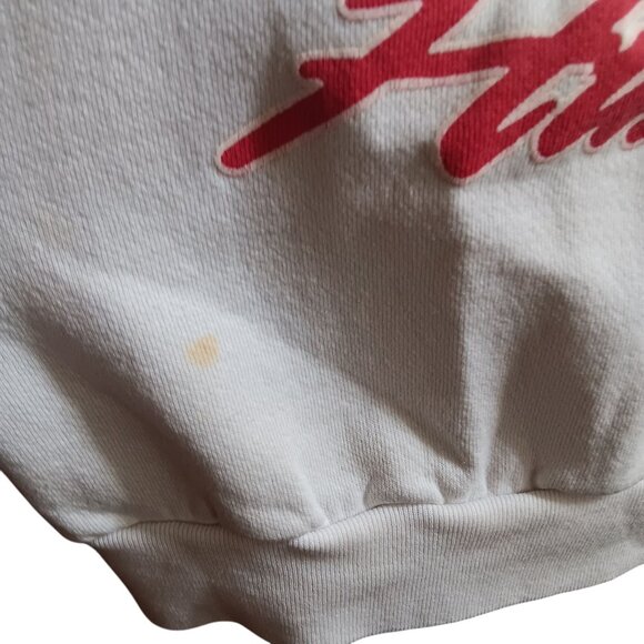 XL Vintage University Nebraska Huskers Sweatshirt AOP Plaid BIG RED Graphics - Picture 4 of 11